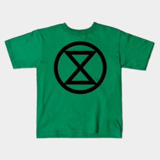 Extinction Rebellion Logo Kids T-Shirt